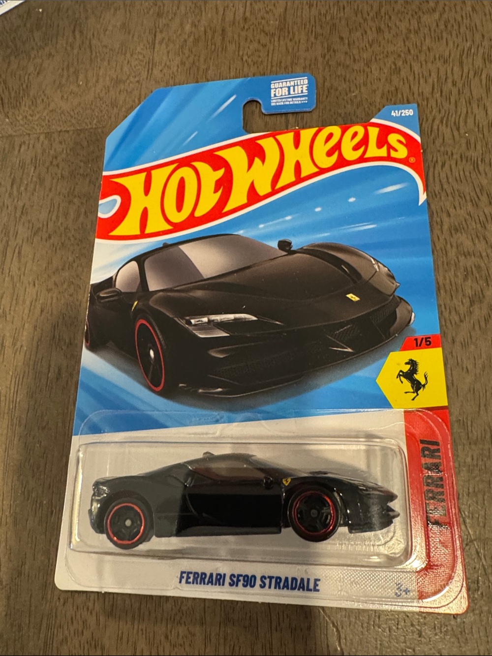 Hot Wheels Ferrari SF90 Stradale Toy Car - Black